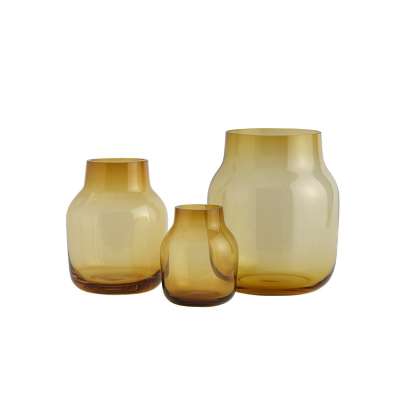 SILENT vase Ø 20 Burnt orange