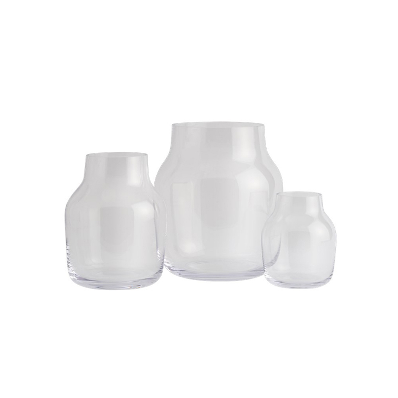 Vase Vase SILENT Ø 20 Transparent MUUTO