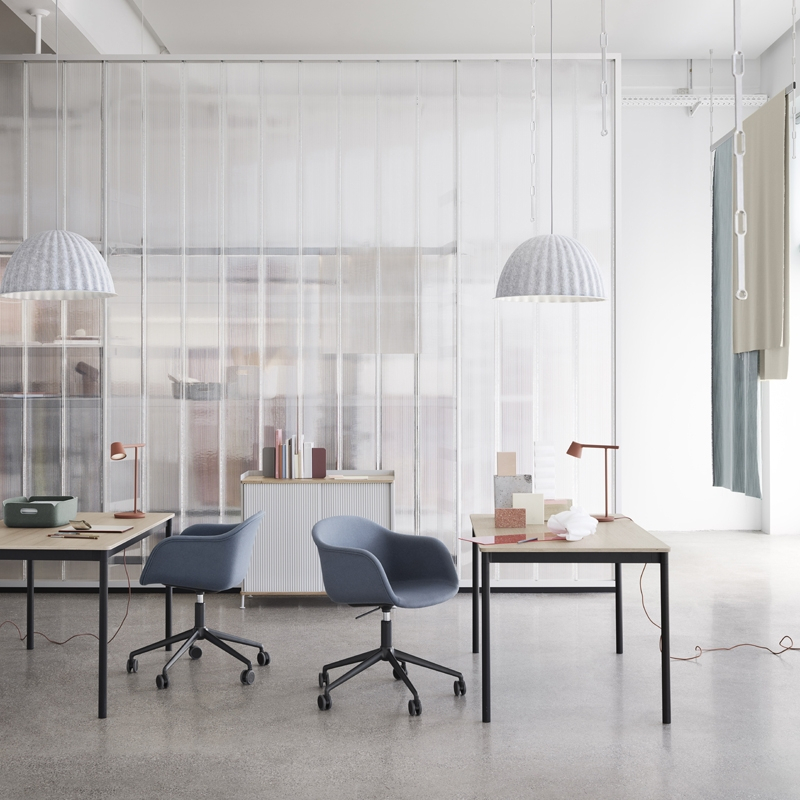 Meuble de rangement ENFOLD Buffet L 100 Noir MUUTO