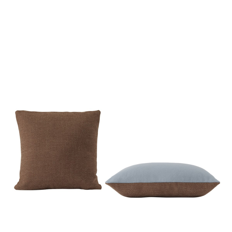 Coussin Coussin MINGLE 45x45 Marron cuivre / bleu clair MUUTO