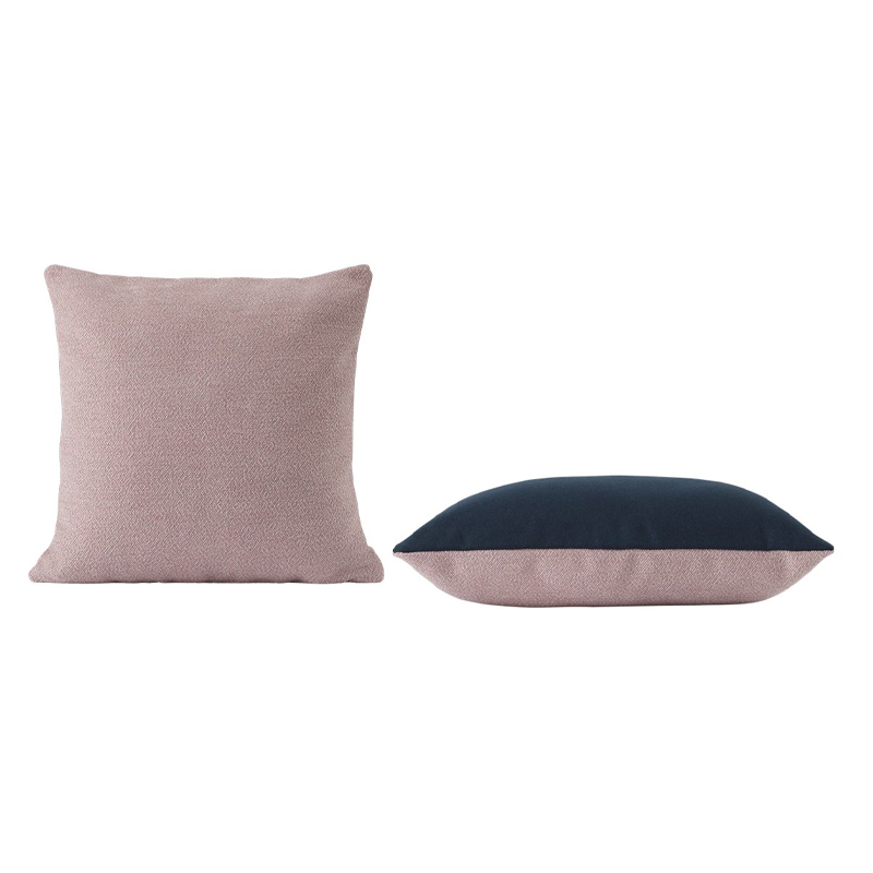 Coussin MINGLE 45x45 Rose / pétrole