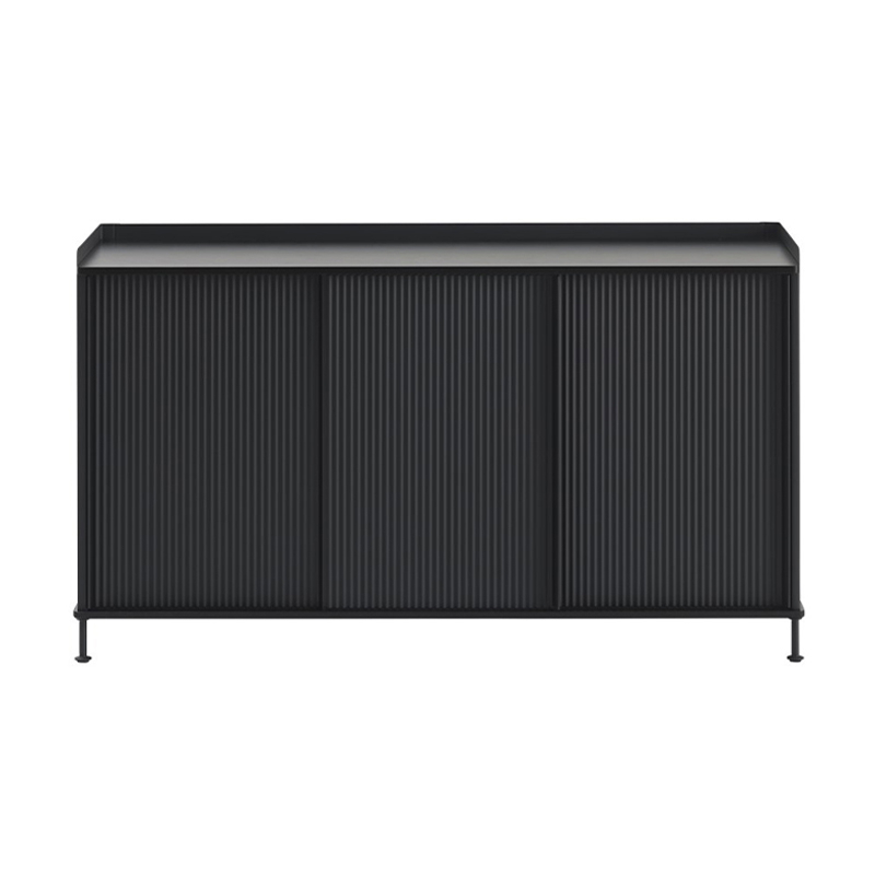 Meuble de rangement ENFOLD Buffet L 148 Noir MUUTO