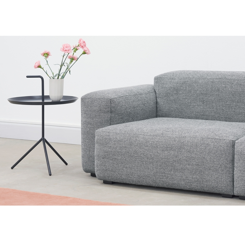 Canapé MAGS SOFT LOW 3 places wide Gris 126 HAY