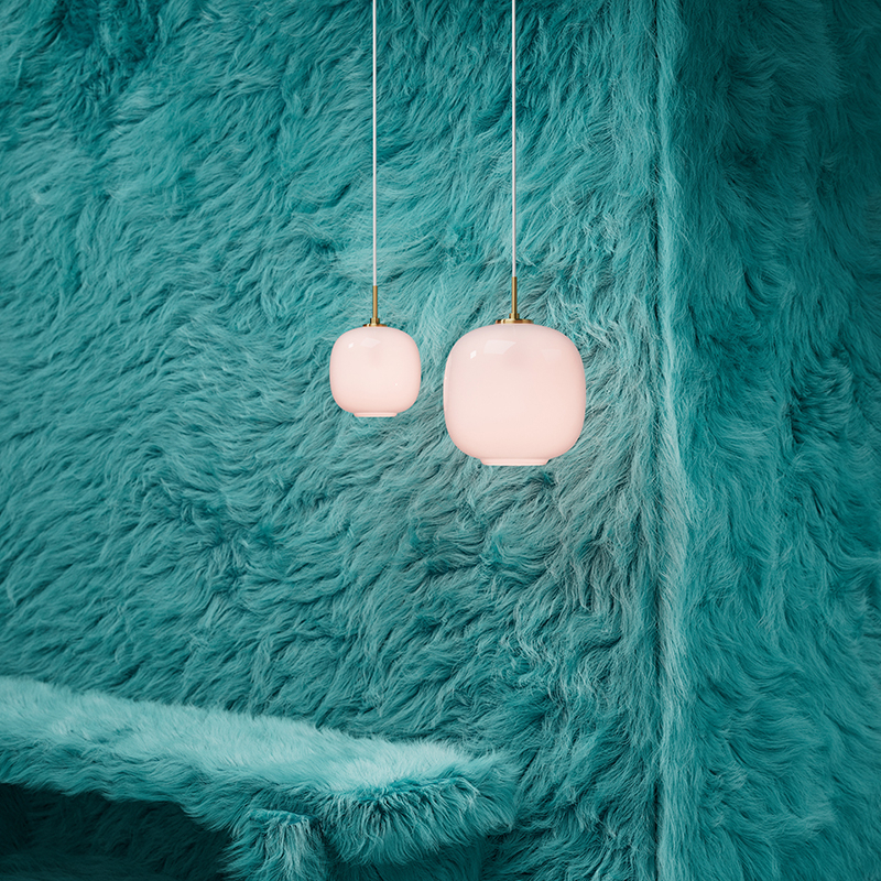 Suspension VL45 RADIOHUS Pale Rose Ø 17 Rose pâle LOUIS POULSEN