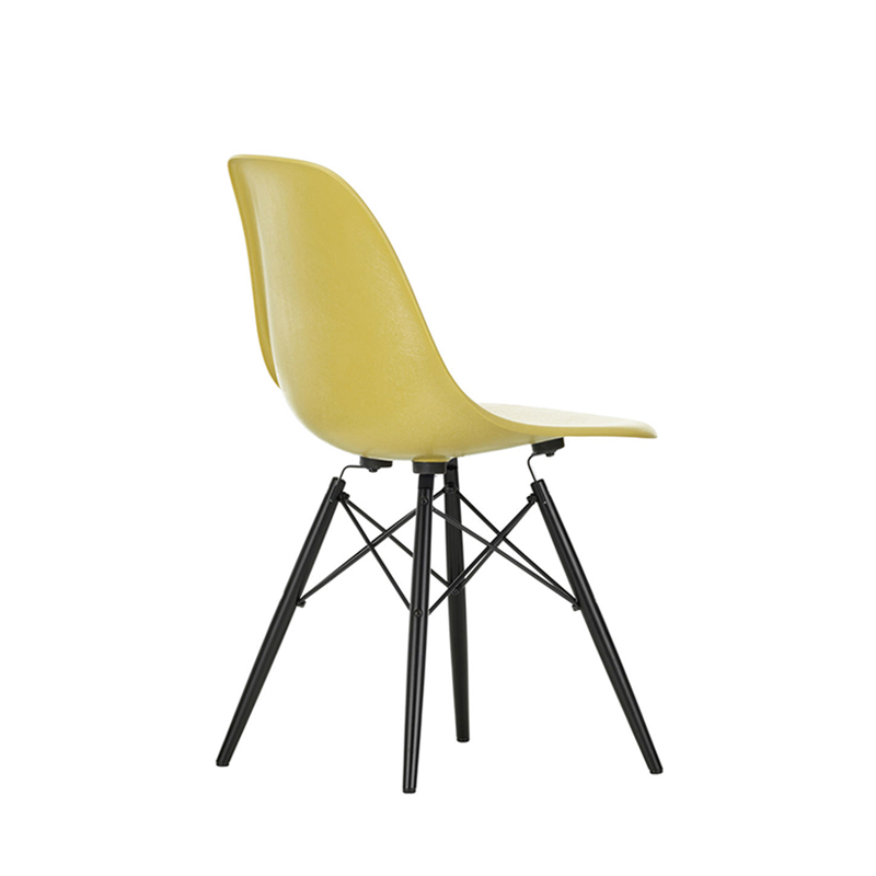 Chaise EAMES FIBERGLASS CHAIR DSW Ocre clair Eames VITRA