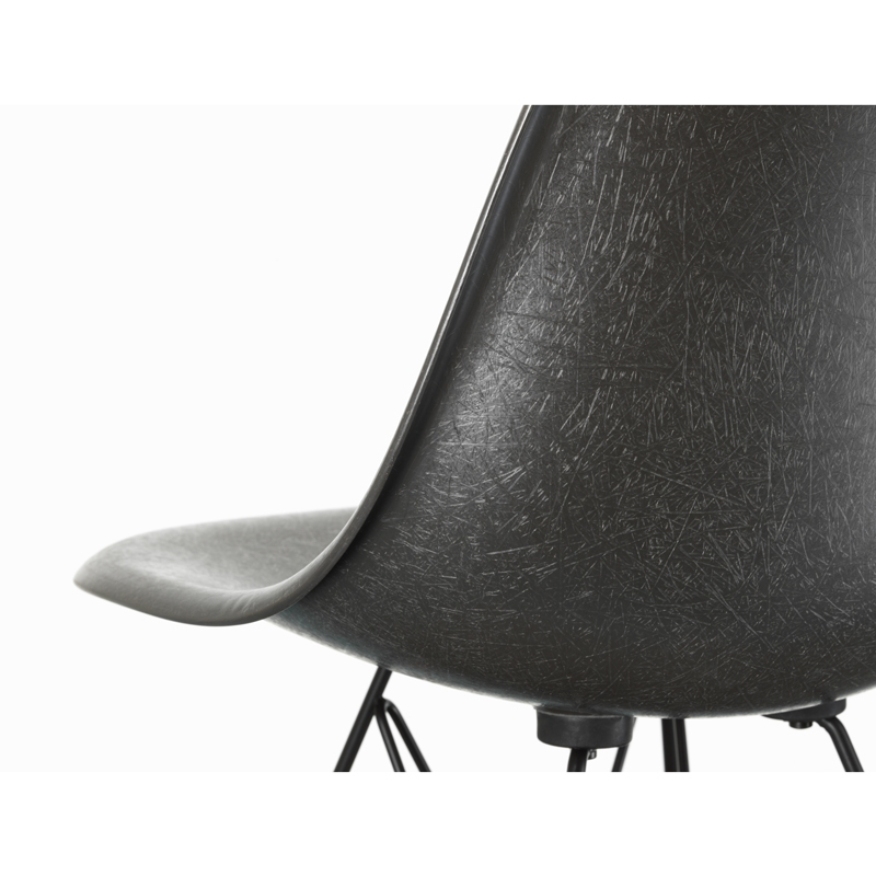 Chaise EAMES FIBERGLASS CHAIR DSW Rouge orange Eames VITRA