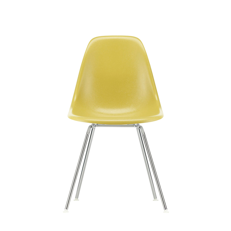 Chaise EAMES FIBERGLASS CHAIR DSX Ocre clair Eames VITRA