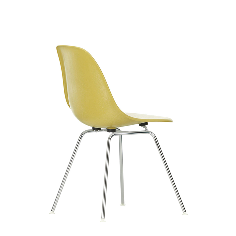 Chaise EAMES FIBERGLASS CHAIR DSX Ocre clair Eames VITRA