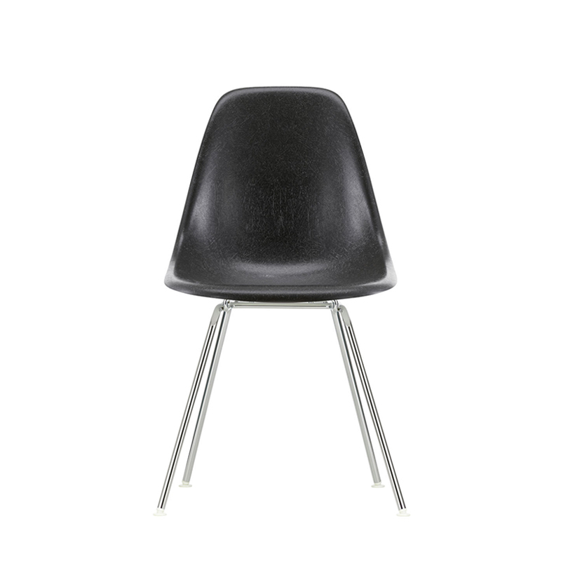Chaise EAMES FIBERGLASS CHAIR DSX Gris foncé Eames VITRA
