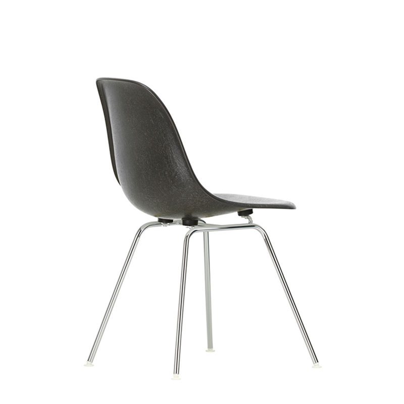 Chaise EAMES FIBERGLASS CHAIR DSX Gris foncé Eames VITRA
