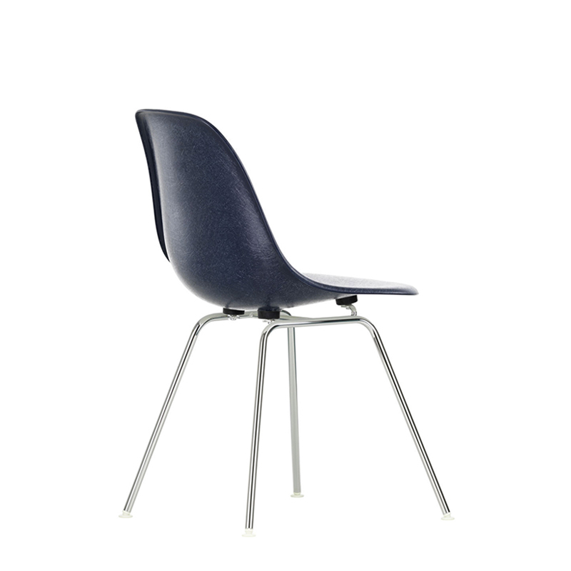 Chaise EAMES FIBERGLASS CHAIR DSX Bleu marine Eames VITRA