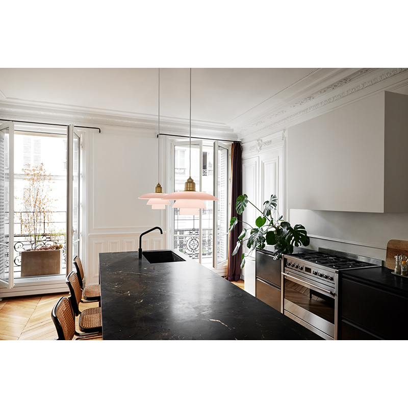 Suspension PH 3½-3 Pale Rose Rose pâle LOUIS POULSEN