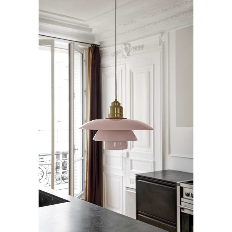 Suspension PH 3½-3 Pale Rose Rose pâle LOUIS POULSEN