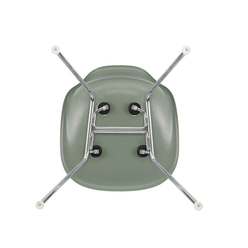 Chaise EAMES FIBERGLASS CHAIR DSX Vert mousse Eames VITRA