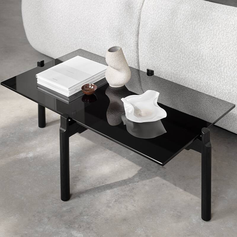 Table basse NOTCH 100x55 Noir WENDELBO