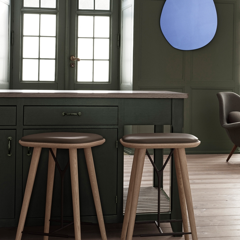 Tabouret haut SPINE BARSTOOL Naturel 90 FREDERICIA