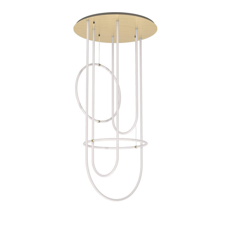 Suspension UNSEEN chandelier Laiton PETITE FRITURE