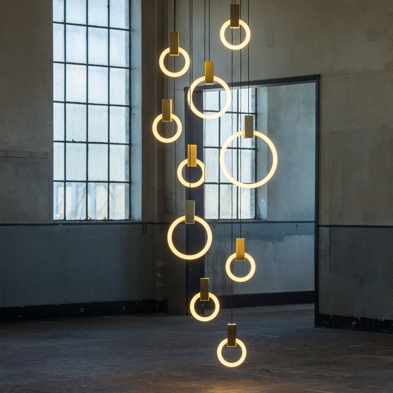 Suspension HALO 8 Laiton MATTHEW MCCORMICK