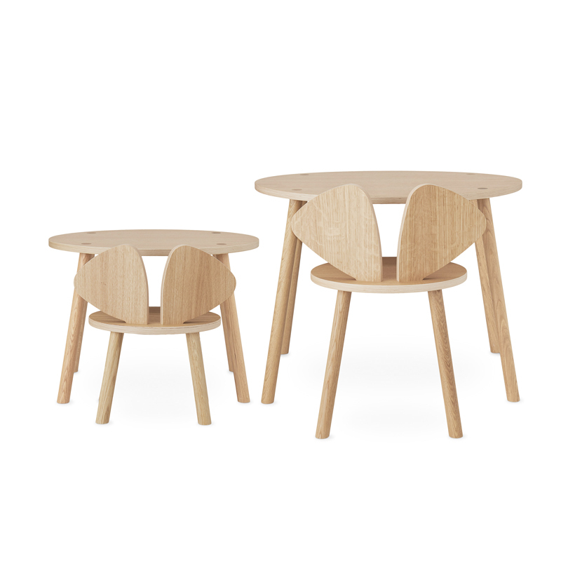 Siège enfant Chaise enfant MOUSE 2 à 5 ans Chêne NOFRED