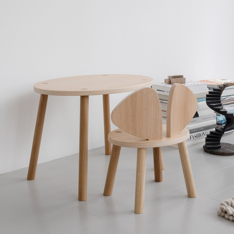 Siège enfant Chaise enfant MOUSE 2 à 5 ans Chêne NOFRED