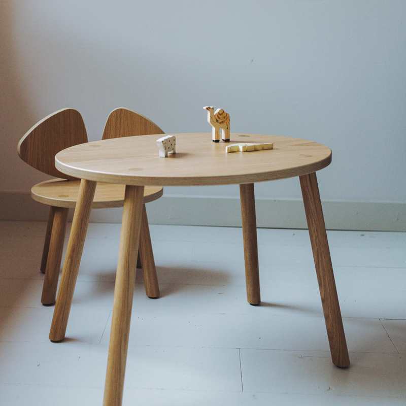 Siège enfant Chaise enfant MOUSE 2 à 5 ans Chêne NOFRED