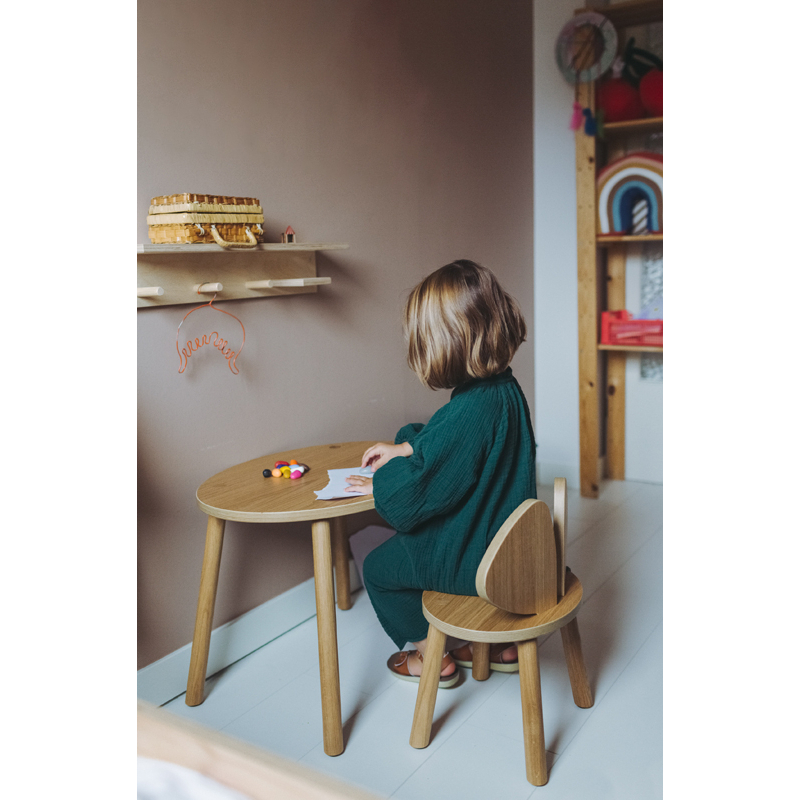 Siège enfant Chaise enfant MOUSE 2 à 5 ans Chêne NOFRED