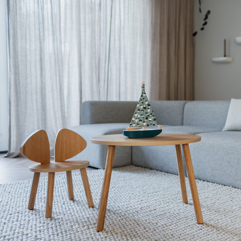 Siège enfant Chaise enfant MOUSE 2 à 5 ans Chêne NOFRED