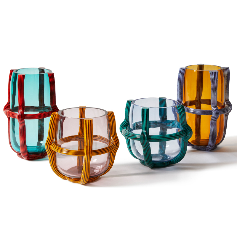 Vase Vase SESTIERE H 26 Améthyste CASSINA