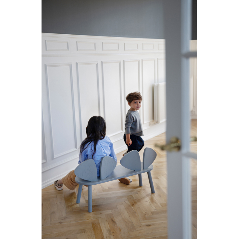 Siège enfant Banc enfant MOUSE 2 à 5 ans Gris NOFRED