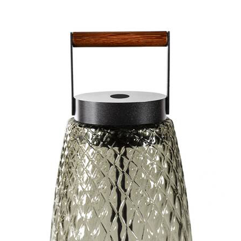 Luminaire extérieur Lampe rechargeable SINGAPORE SLING OUTDOOR Verre fumé CASSINA