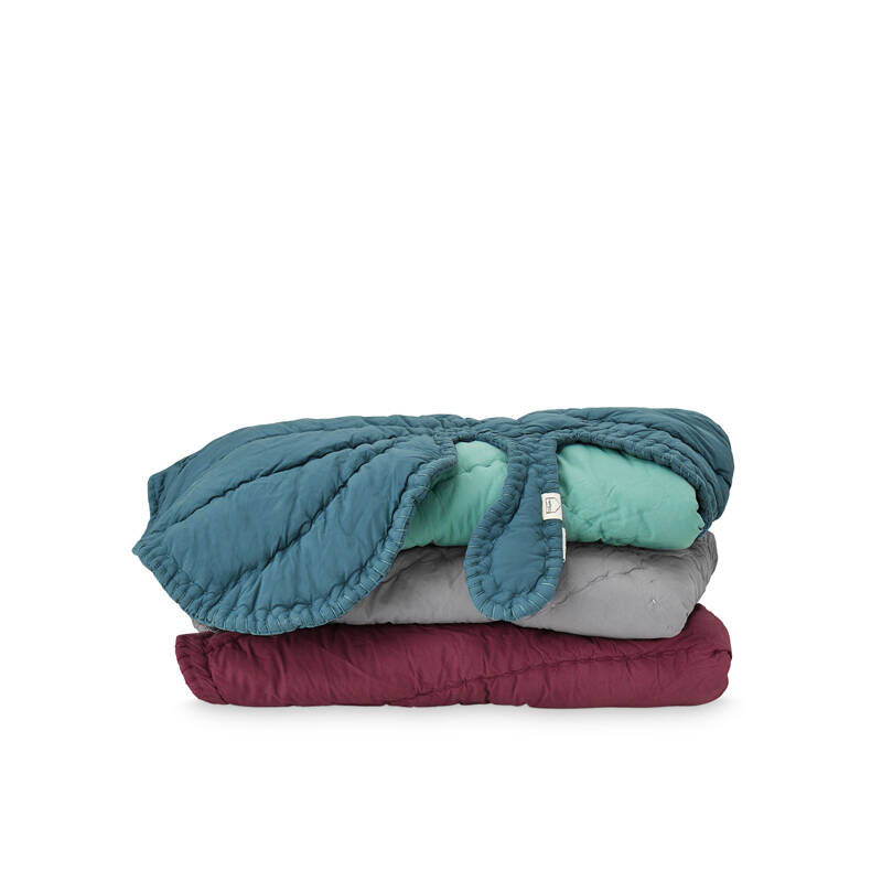 Textile enfant Tapis de jeu LEAF BLANKET Bordeaux NOFRED