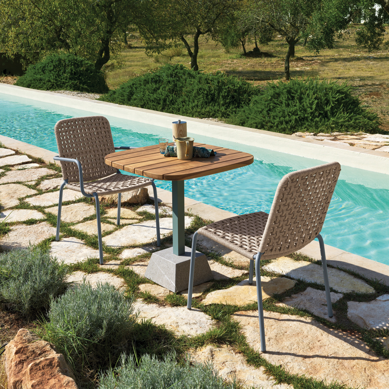 Chaise extérieur Chaise STRAW 23 Naturel GERVASONI