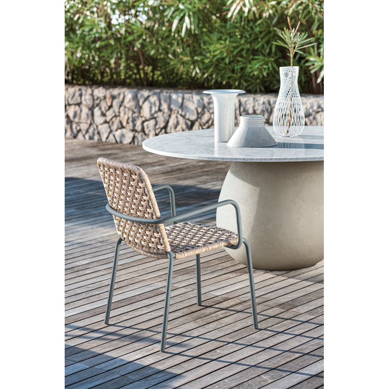 Chaise extérieur Chaise STRAW 24 Naturel GERVASONI