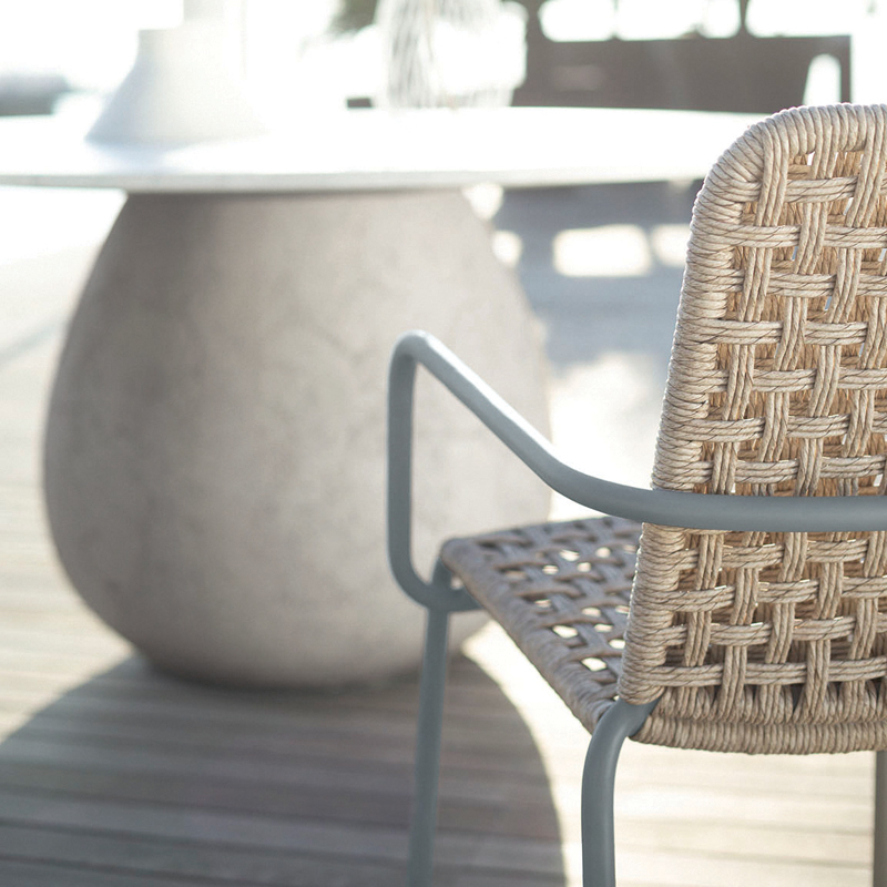 Chaise extérieur Chaise STRAW 24 Naturel GERVASONI