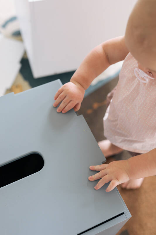 Rangement enfant Rangement CUBE Gris NOFRED