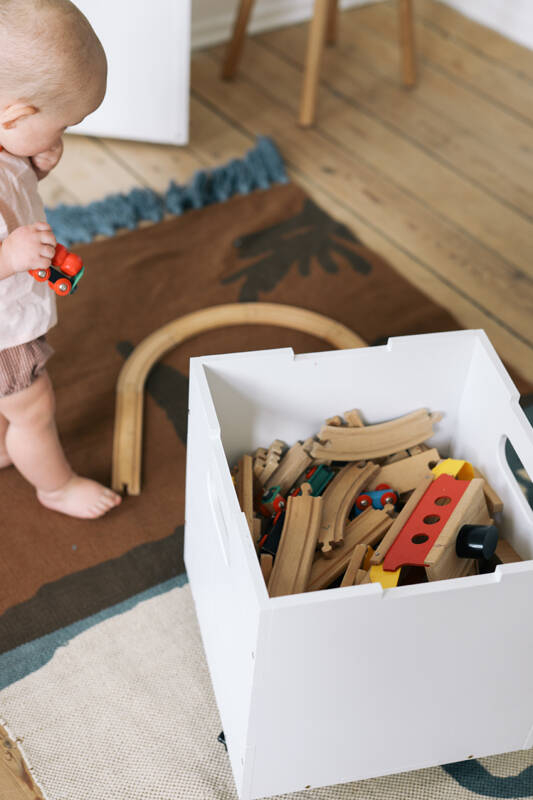Rangement enfant Rangement CUBE Blanc NOFRED