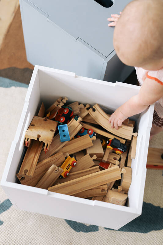 Rangement enfant Rangement CUBE Blanc NOFRED