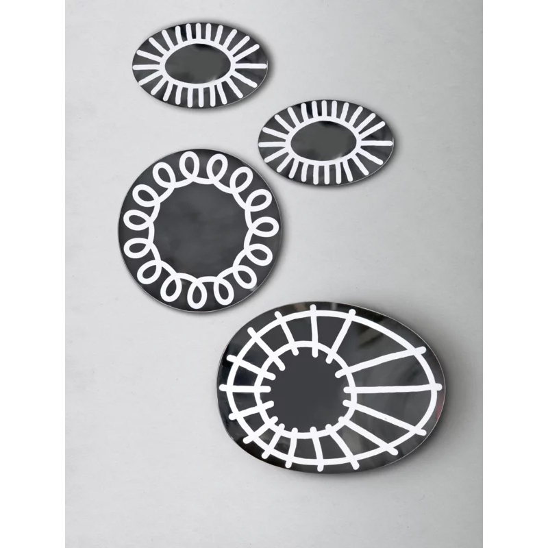 Miroir Miroir BRICK 99 Blanc GERVASONI