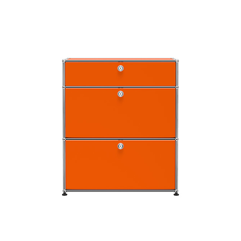 Meuble de rangement USM HALLER M25 Orange pur USM HALLER