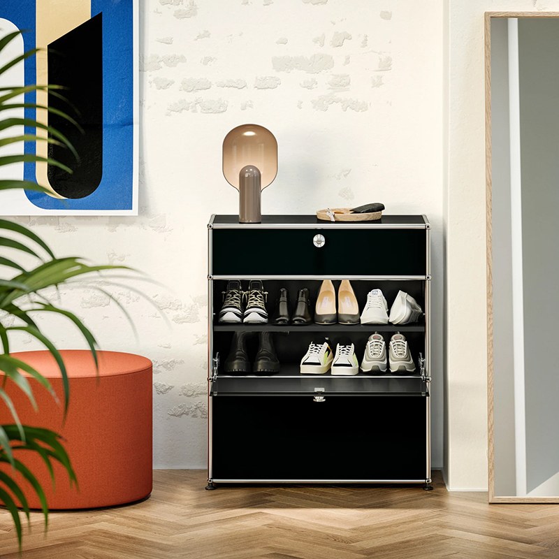 Meuble de rangement USM HALLER M25 Anthracite USM HALLER