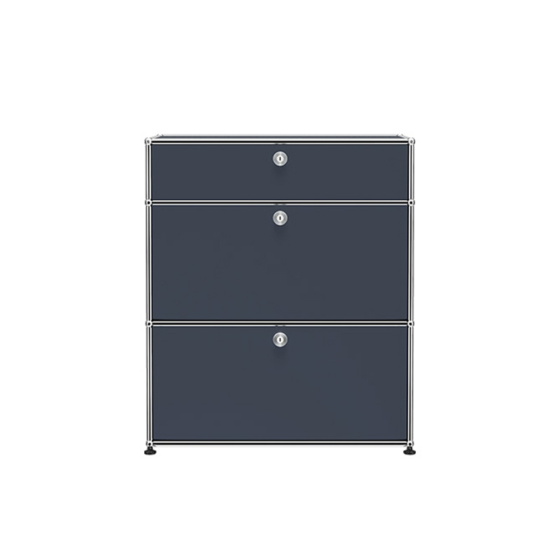 Meuble de rangement USM HALLER M25 Anthracite USM HALLER