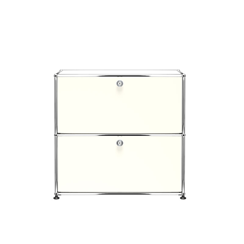 Meuble de rangement USM HALLER S2 Blanc pur USM HALLER