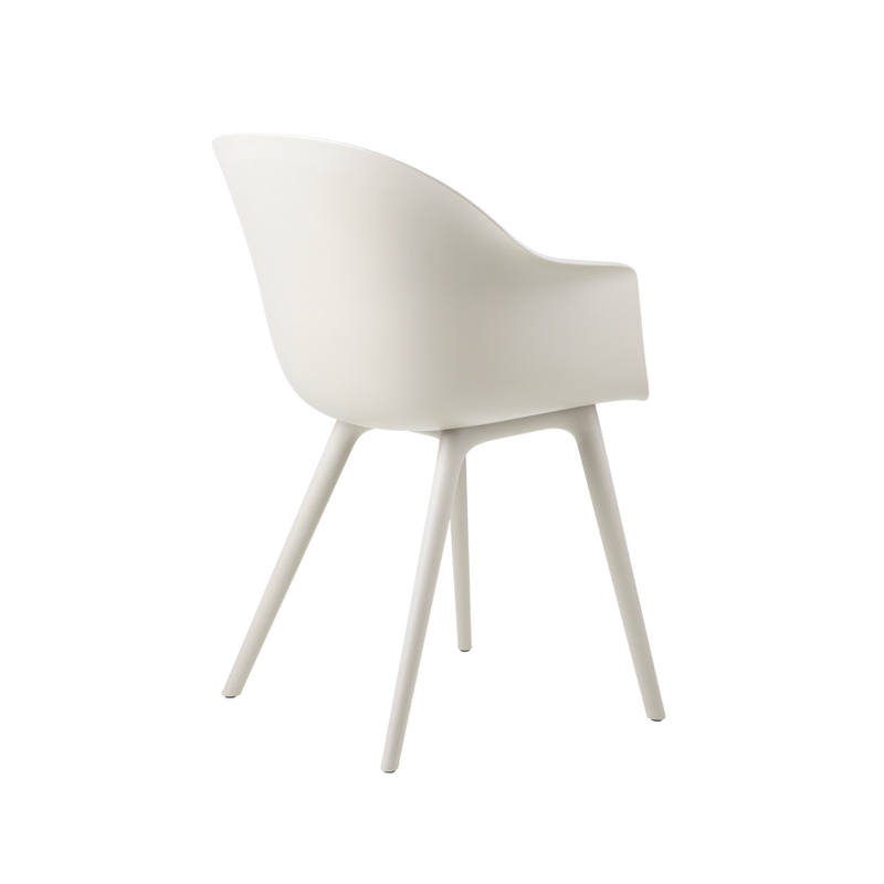 Chaise extérieur BAT OUTDOOR Blanc albâtre GUBI