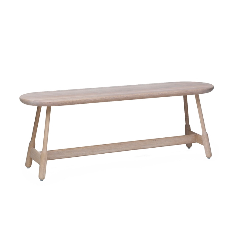 Banc ALBERT BENCH Blanc MASSPRODUCTIONS