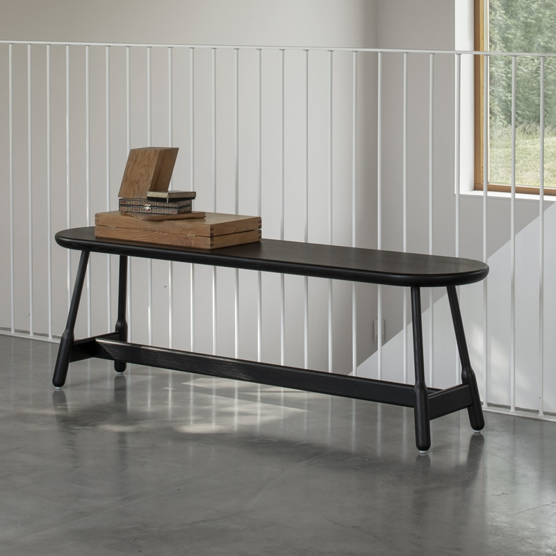 Banc ALBERT BENCH Noir MASSPRODUCTIONS