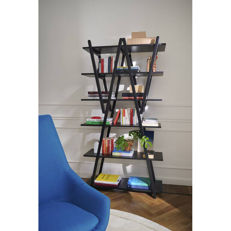 Etagère NUVOLA ROSSA Hêtre laqué rouge CASSINA
