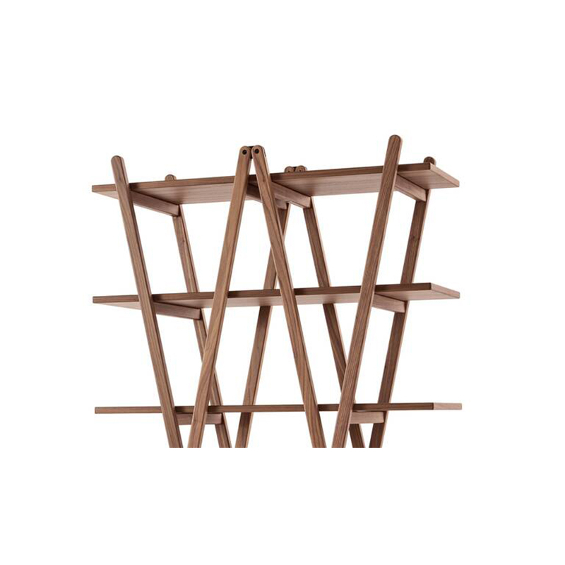 Etagère NUVOLA ROSSA Hêtre laqué rouge CASSINA