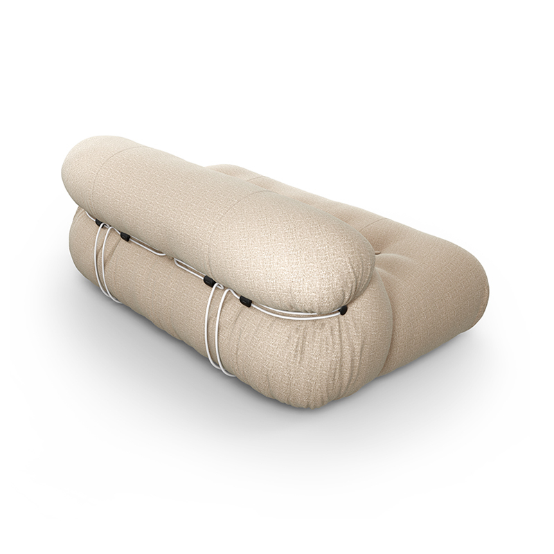 Canapé SORIANA 2 places Look Corda / Blanc brillant CASSINA