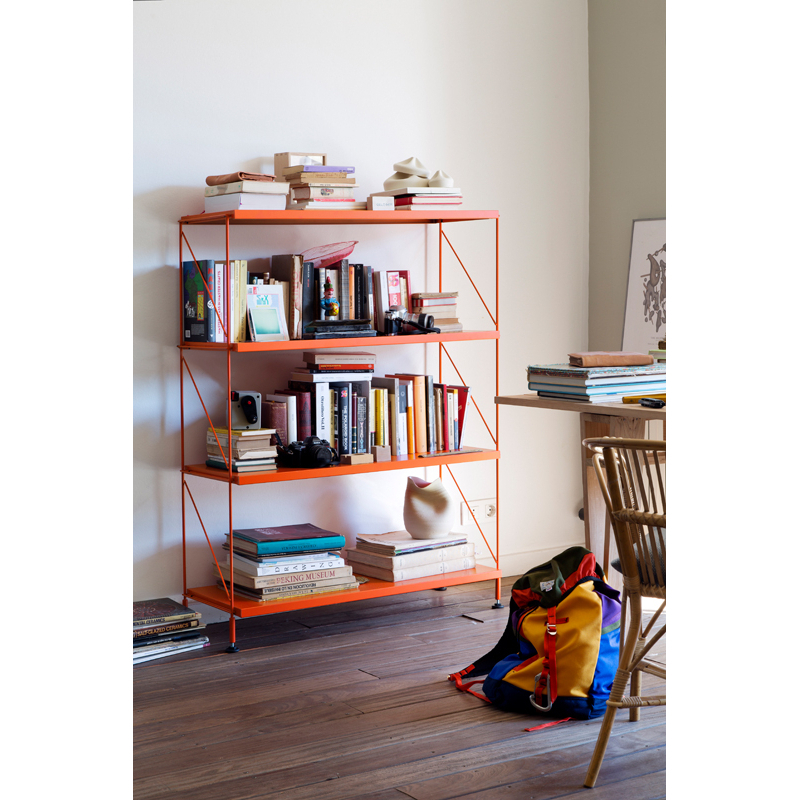 Etagère TRIA PACK sur pieds Orange MOBLES 114