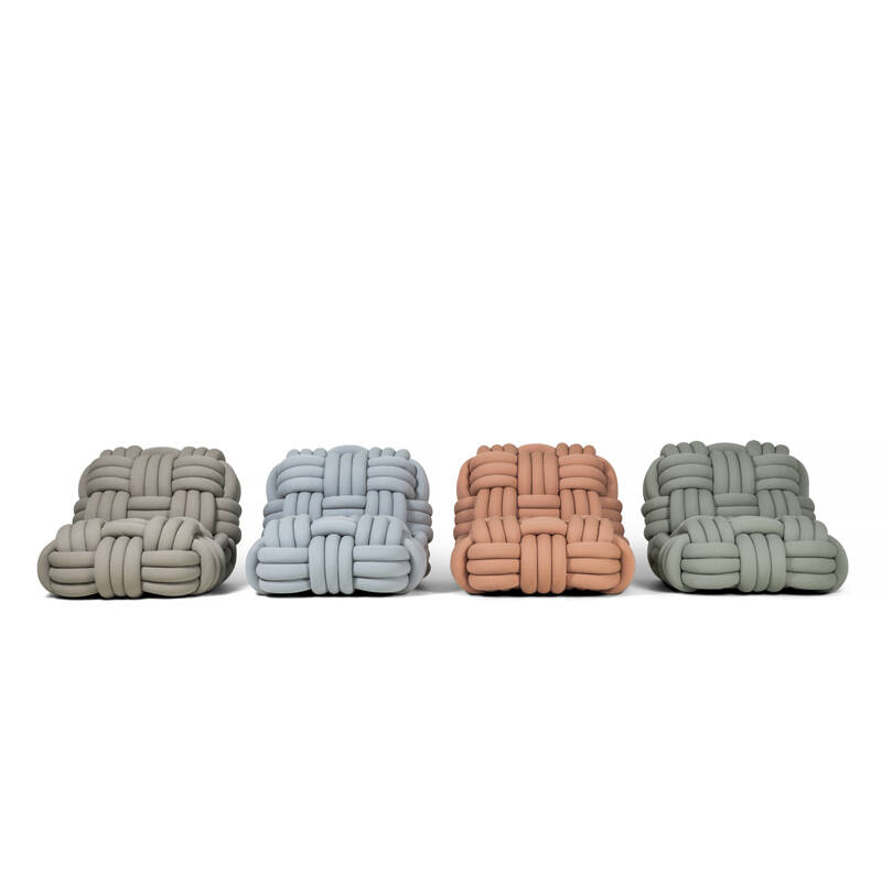 Fauteuil KNITTY Corail MOOOI